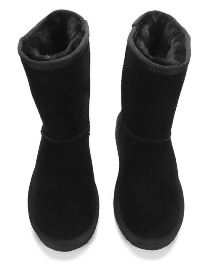 Aus Wooli Ugg Cronulla Mid Calf Boots in Black