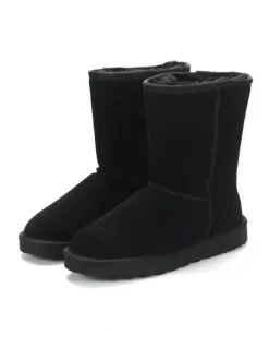 Aus Wooli Ugg Cronulla Mid Calf Boots in Black