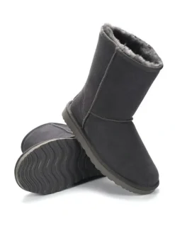 Aus Wooli Ugg Cronulla Mid Calf Boots in Grey