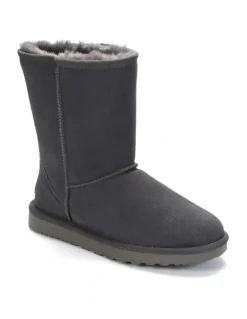 Aus Wooli Ugg Cronulla Mid Calf Boots in Grey