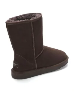 Aus Wooli Ugg Cronulla Mid Calf Boots in Brown