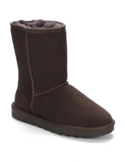 Aus Wooli Ugg Cronulla Mid Calf Boots in Brown