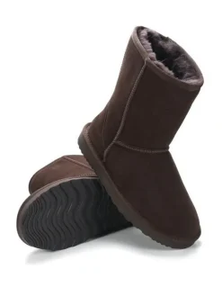 Aus Wooli Ugg Cronulla Mid Calf Boots in Brown