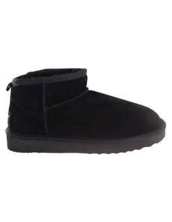 Aus Wooli Ugg Sheepsk Classic Ultra Mini UGG Boot in Black