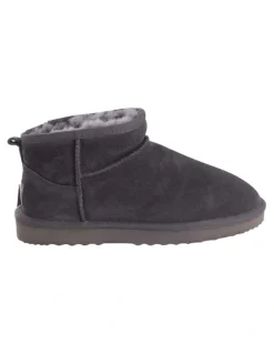 Aus Wooli Ugg Sheepsk Classic Ultra Mini UGG Boot in Grey