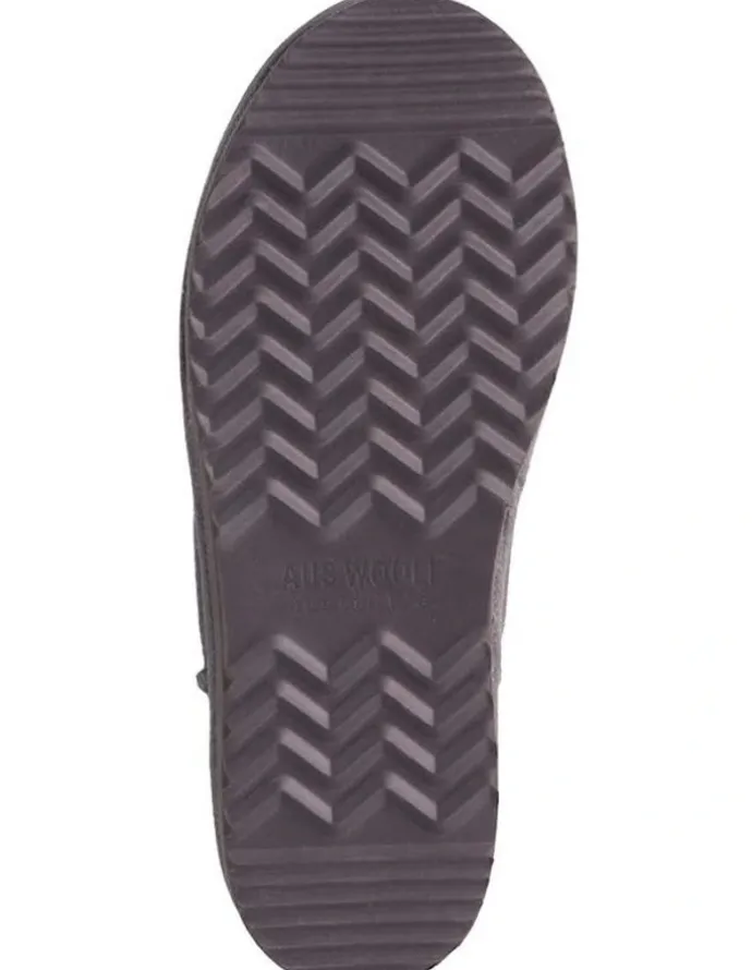 Aus Wooli Ugg Sheepsk Classic Ultra Mini UGG Boot in Grey