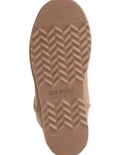 Aus Wooli Ugg Sheepsk Classic Ultra Mini UGG Boot in Tan