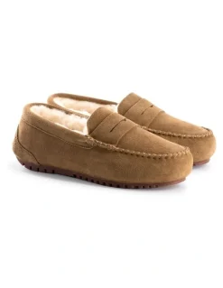 Aus Wooli Ugg Women Byronbay Cosy Moccasin Tan