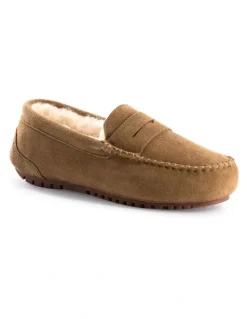 Aus Wooli Ugg Women Byronbay Cosy Moccasin Tan