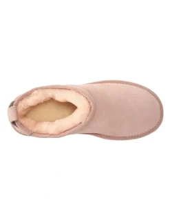 Aus Wooli Ugg Airlie Ultra Mini Boots in Pink