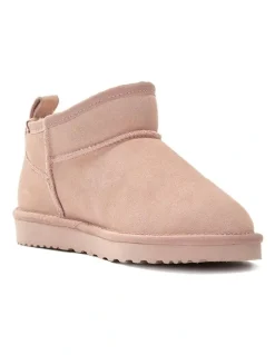 Aus Wooli Ugg Airlie Ultra Mini Boots in Pink