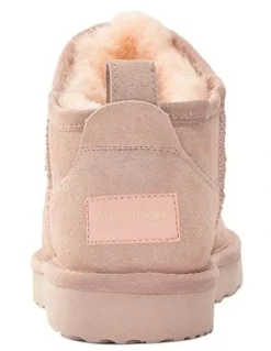 Aus Wooli Ugg Airlie Ultra Mini Boots in Pink