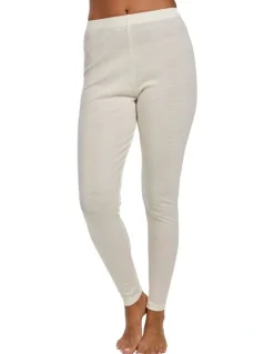 Baselayers Pure Merino Wool Legging in Ivory