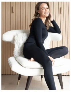 Baselayers Pure Merino Wool Legging in Black