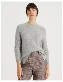 Basque Alpaca Blend Knit in Grey