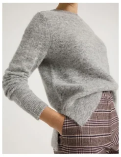 Basque Alpaca Blend Knit in Grey