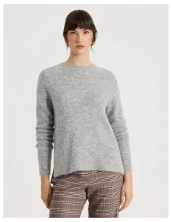 Basque Alpaca Blend Knit in Grey
