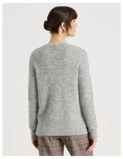 Basque Alpaca Blend Knit in Grey