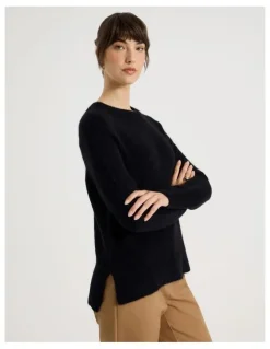 Basque Alpaca Blend Knit in Black