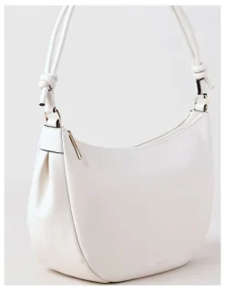 Basque Annette Shoulder Bag in White