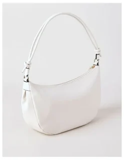Basque Annette Shoulder Bag in White
