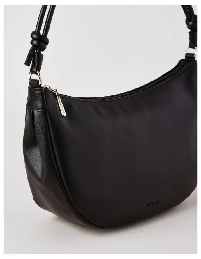 Basque Annette Shoulder Bag in Black