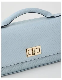 Basque Ava Satchel Bag in Blue