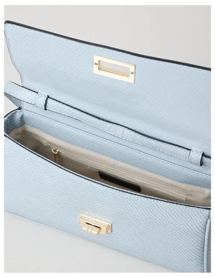 Basque Ava Satchel Bag in Blue