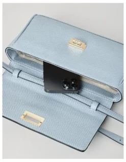 Basque Ava Satchel Bag in Blue