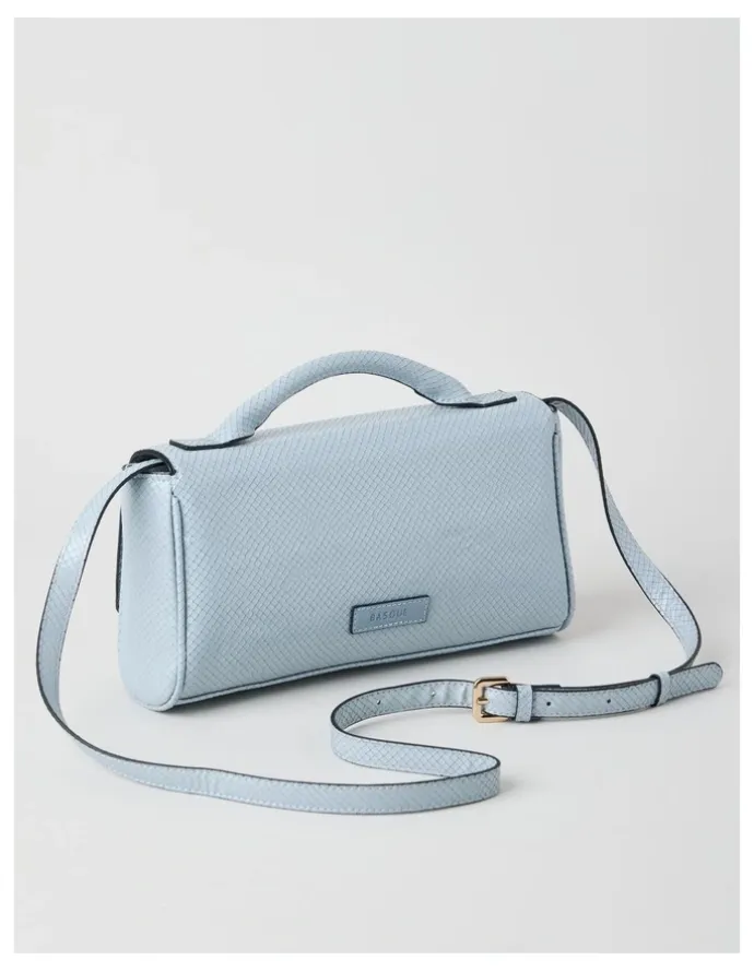 Basque Ava Satchel Bag in Blue