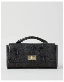 Basque Ava Satchel Bag in Black
