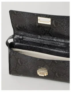 Basque Ava Satchel Bag in Black