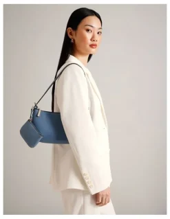 Basque Brie Shoulder Bag in Blue