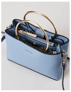 Basque Carolina Mini Tote Bag in Blue