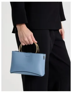 Basque Carolina Mini Tote Bag in Blue