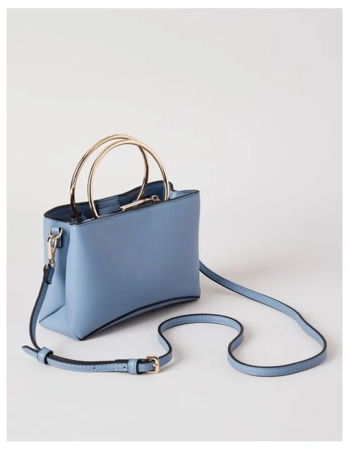 Basque Carolina Mini Tote Bag in Blue
