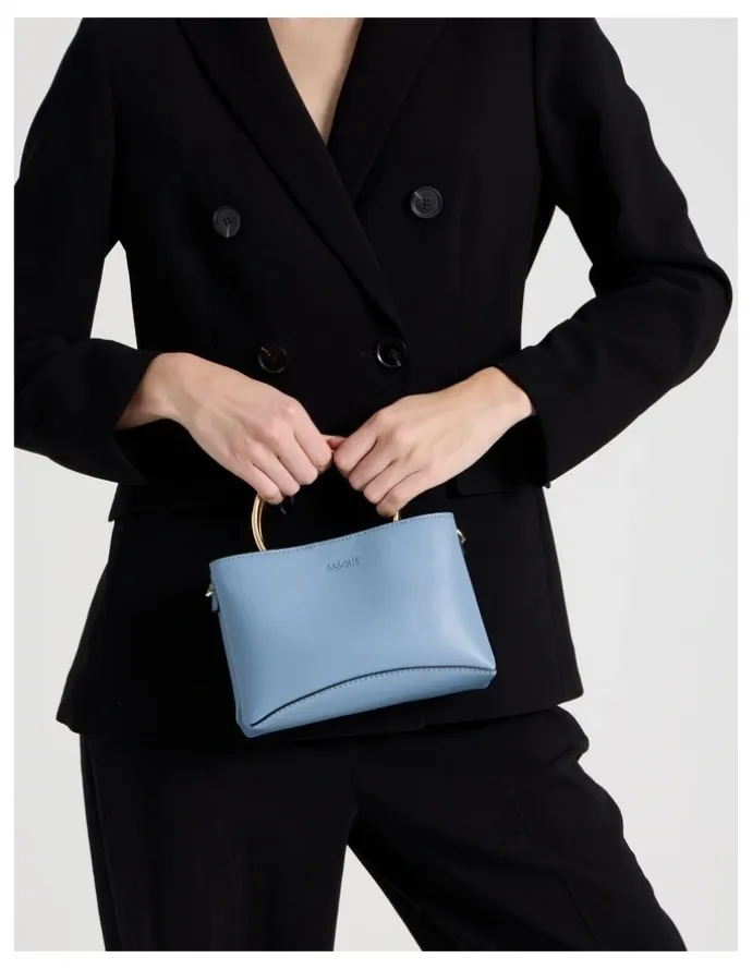 Basque Carolina Mini Tote Bag in Blue