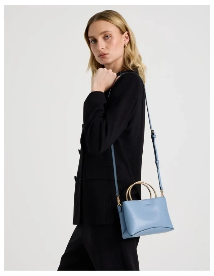 Basque Carolina Mini Tote Bag in Blue