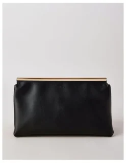 Basque Carrie Clutch Bag in Black
