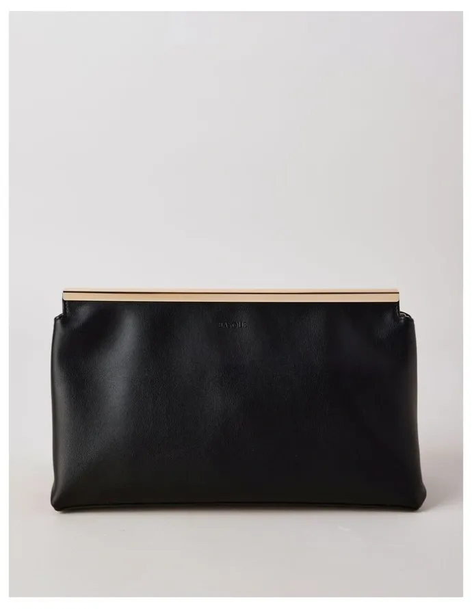 Basque Carrie Clutch Bag in Black