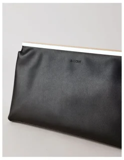 Basque Carrie Clutch Bag in Black