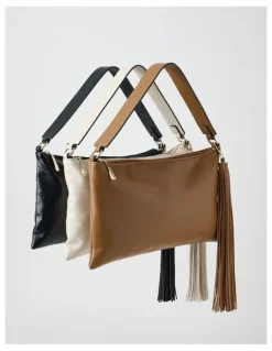 Basque Chloe Shoulder Bag in Tan