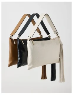 Basque Chloe Shoulder Bag in Cream