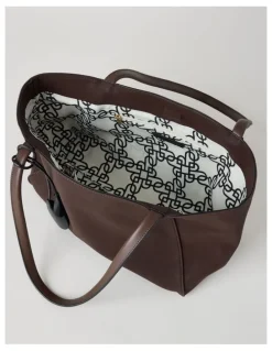 Basque Emma Tote Bag in Espresso
