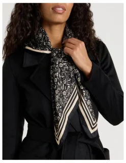 Basque Floral Neckerchief
