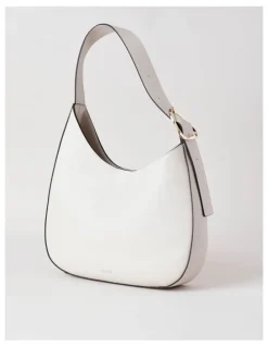 Basque Lexie Shoulder Bag in Soft Grey