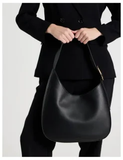 Basque Lexie Shoulder Bag in Black