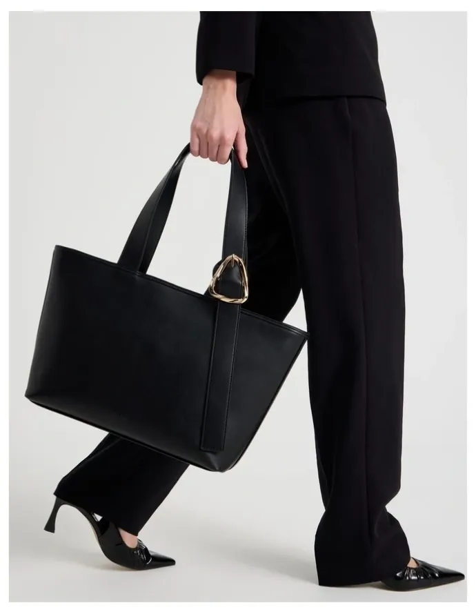Basque Lexie Tote Bag in Black