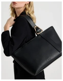 Basque Lexie Tote Bag in Black