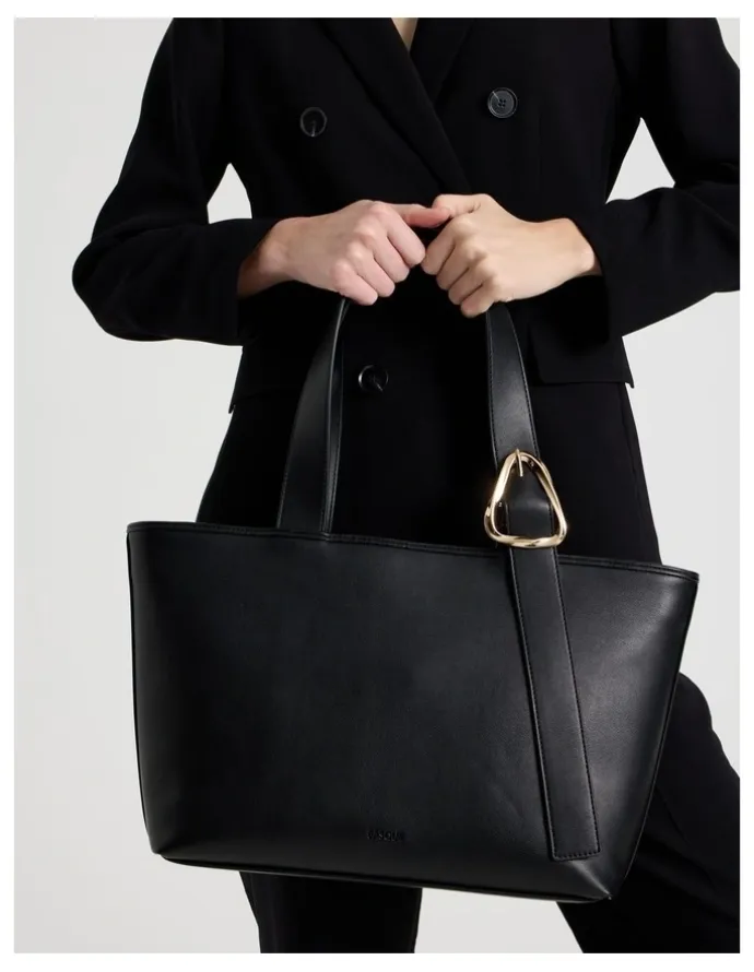 Basque Lexie Tote Bag in Black